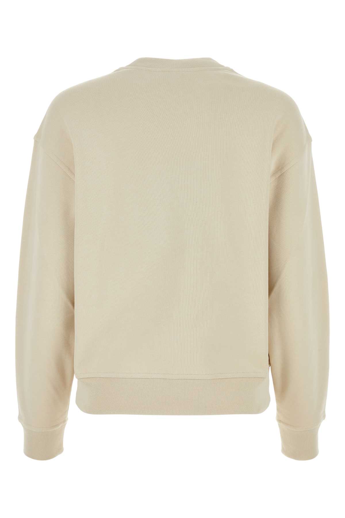 Shop Patou Beige Cotton Sweatshirt