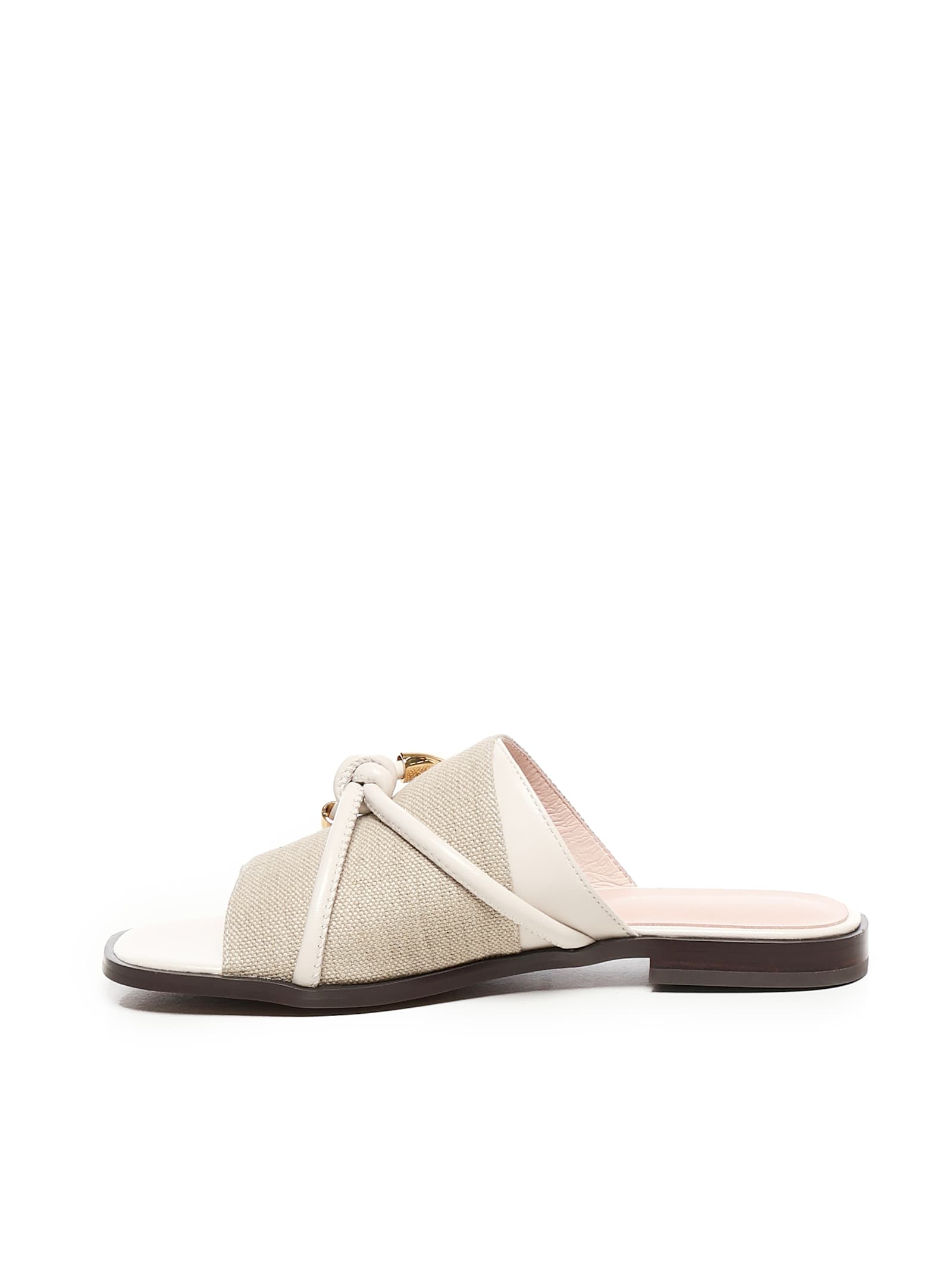 Shop Coccinelle Carmy Canvas Flat Sandals