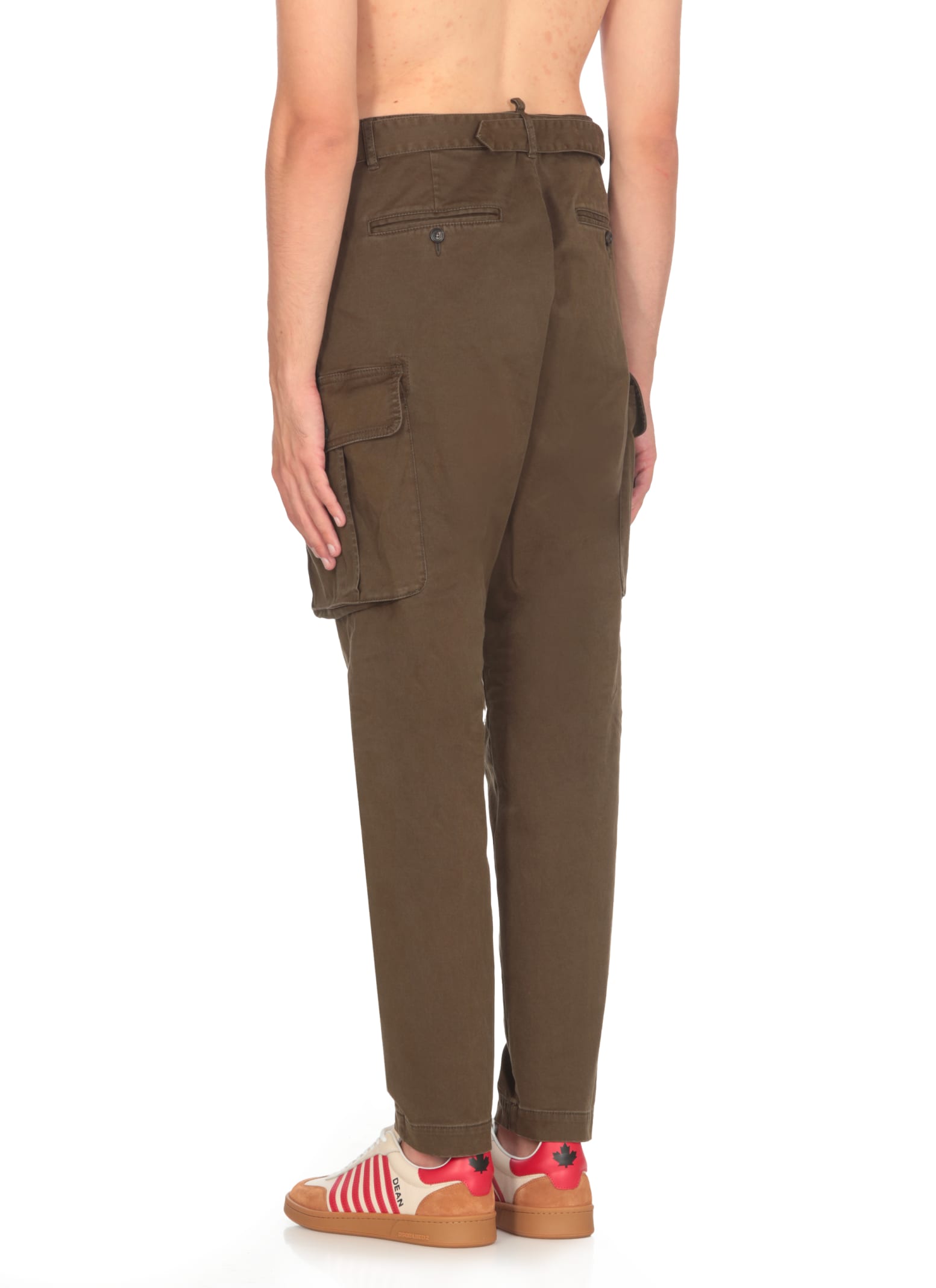 Shop Dsquared2 Hunter One Trousers In Green