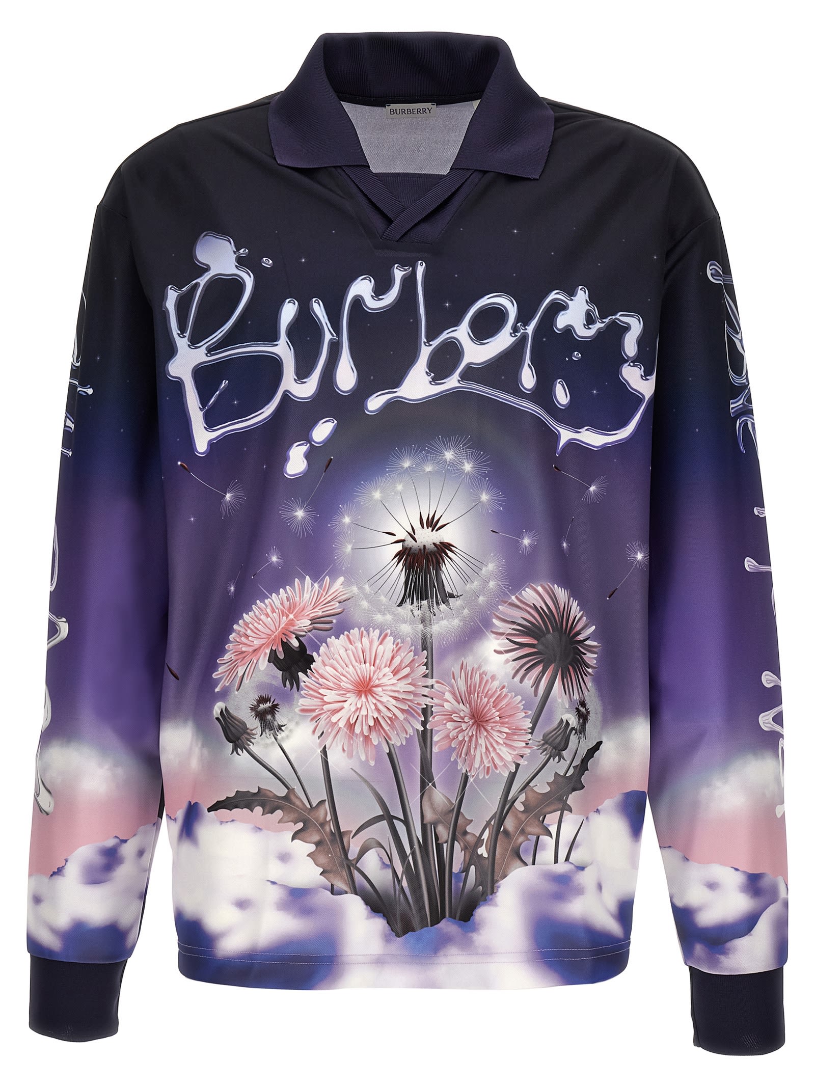 Shop Burberry Dandelions Sweater In Multicolor