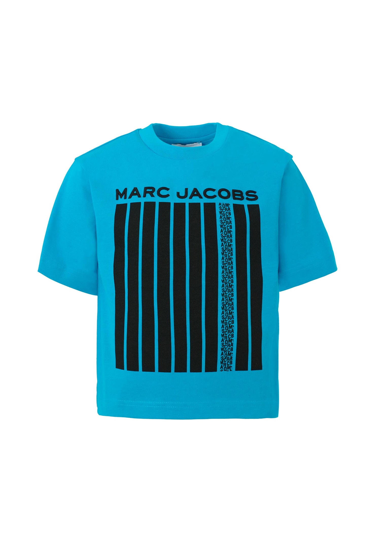 Marc Jacobs Light Blue T-shirt For Boy With Logo In Blue