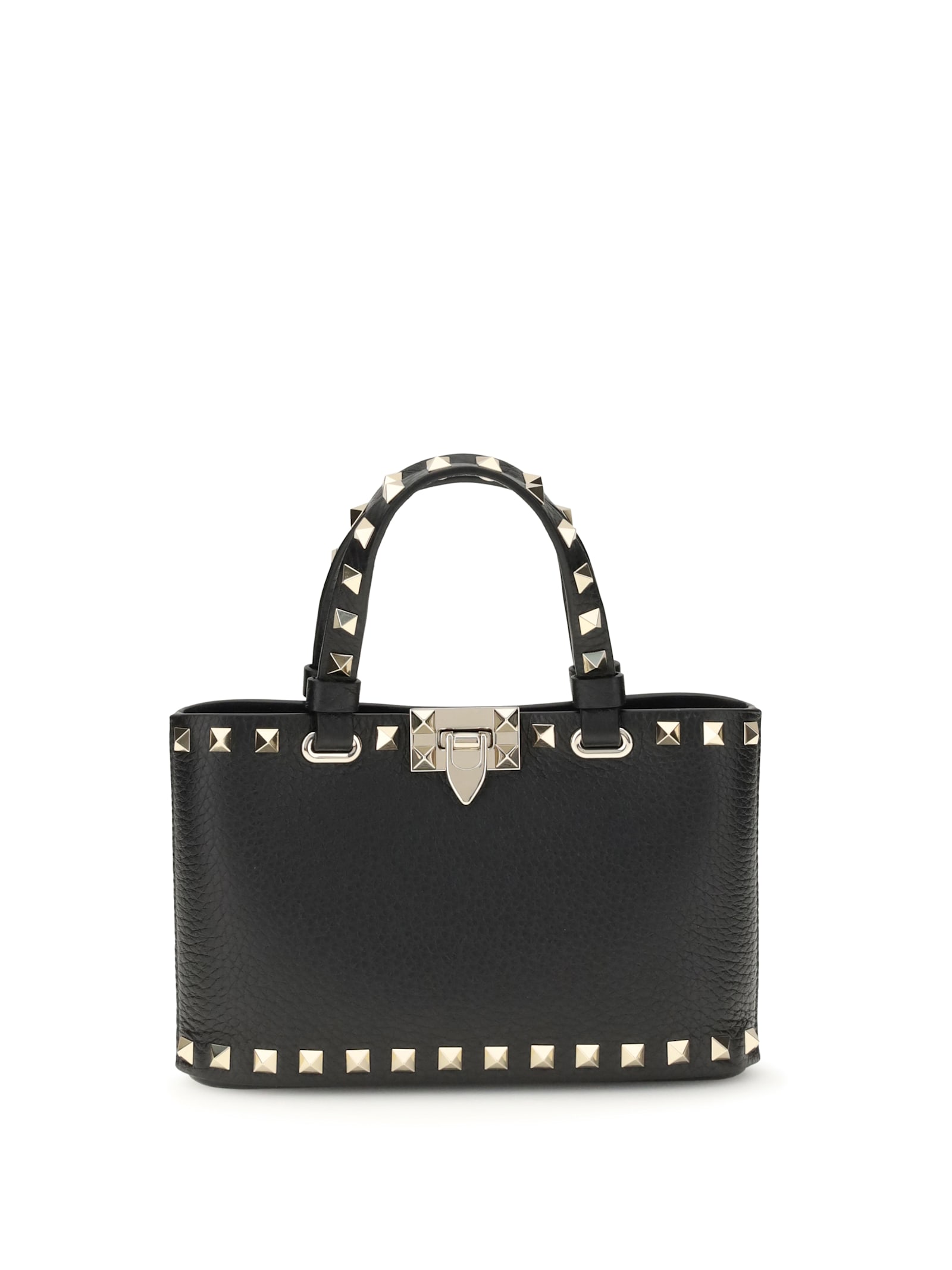 Valentino Rockstud Mini Tote Bag With Chain Strap