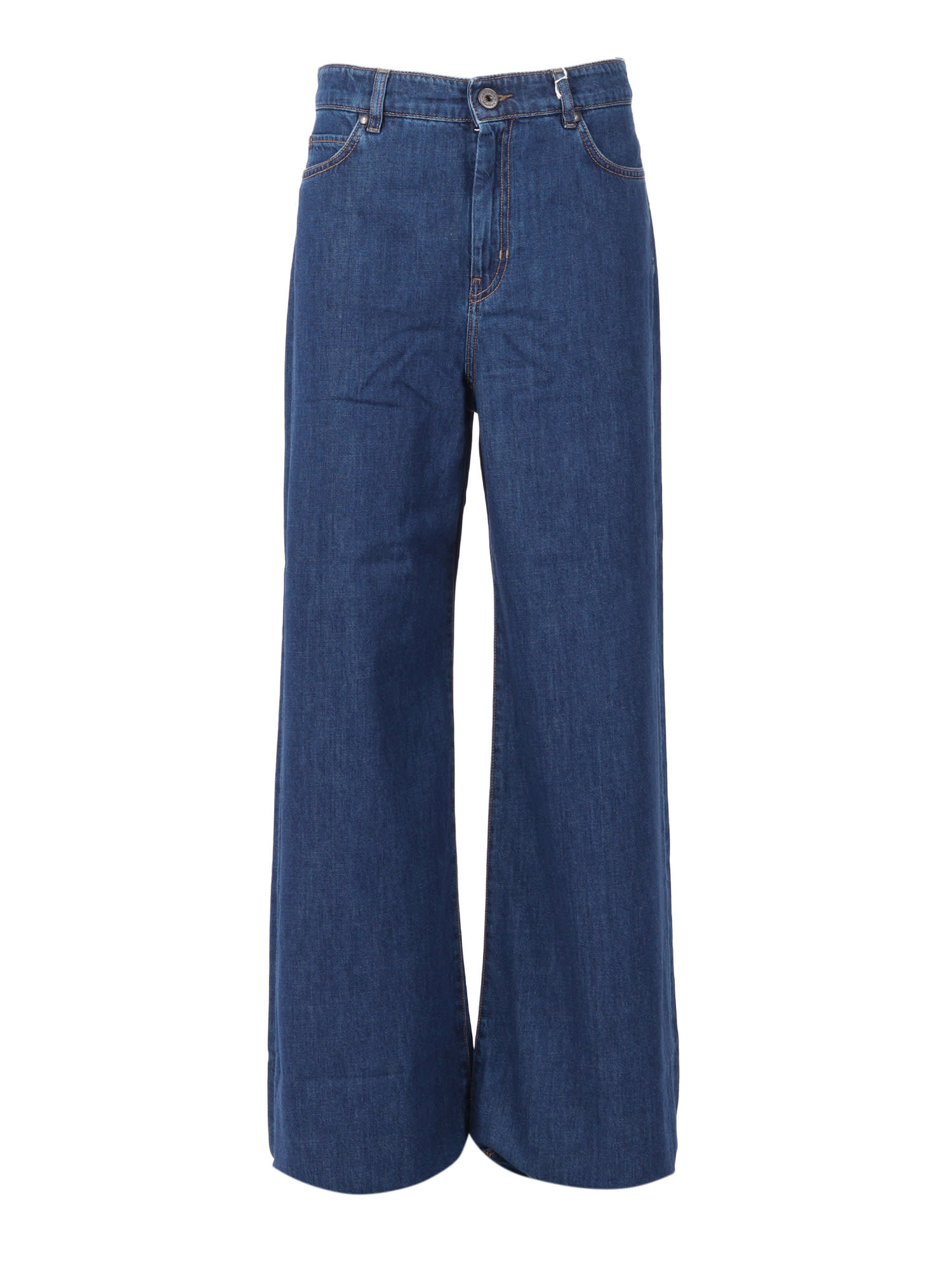 Weekend Max Mara Trousers In Blue