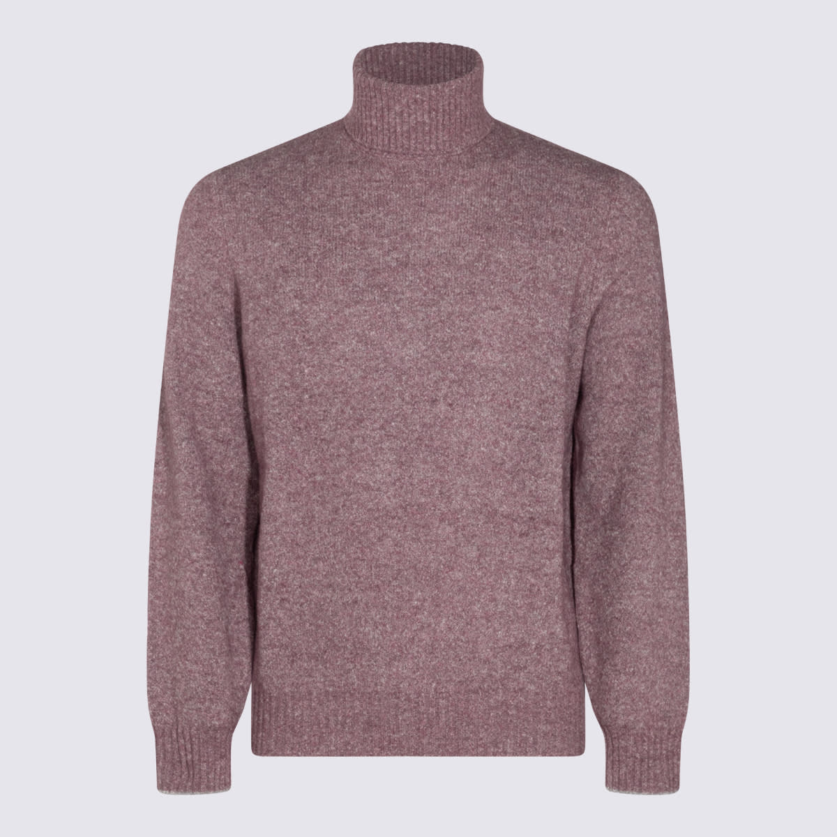 Shop Brunello Cucinelli Purple Wool Knitwear