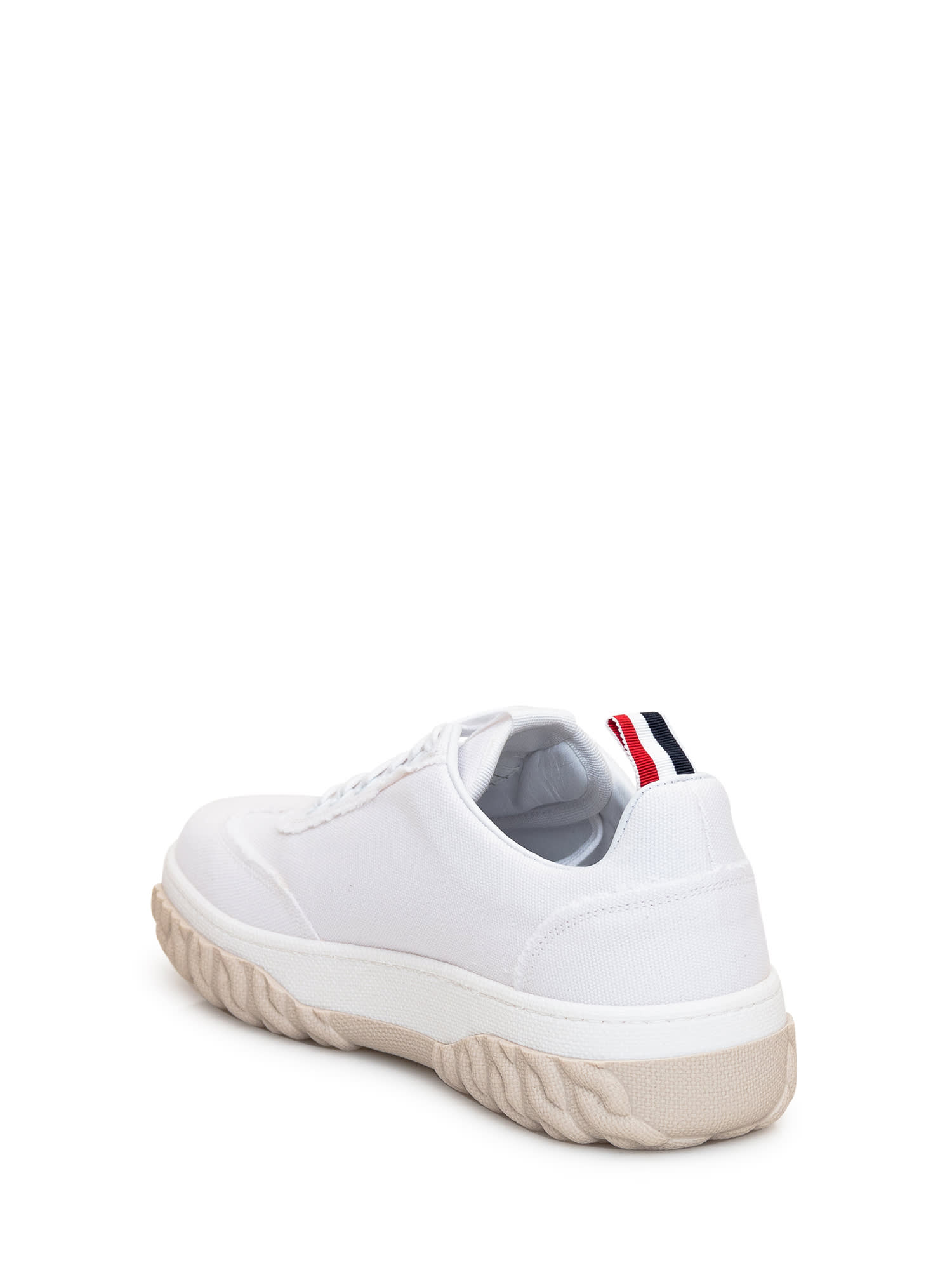 Shop Thom Browne Field Sneaker In White