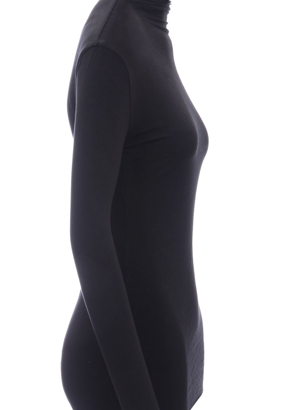 Khaite Rolina Long Sleeve Top In Black