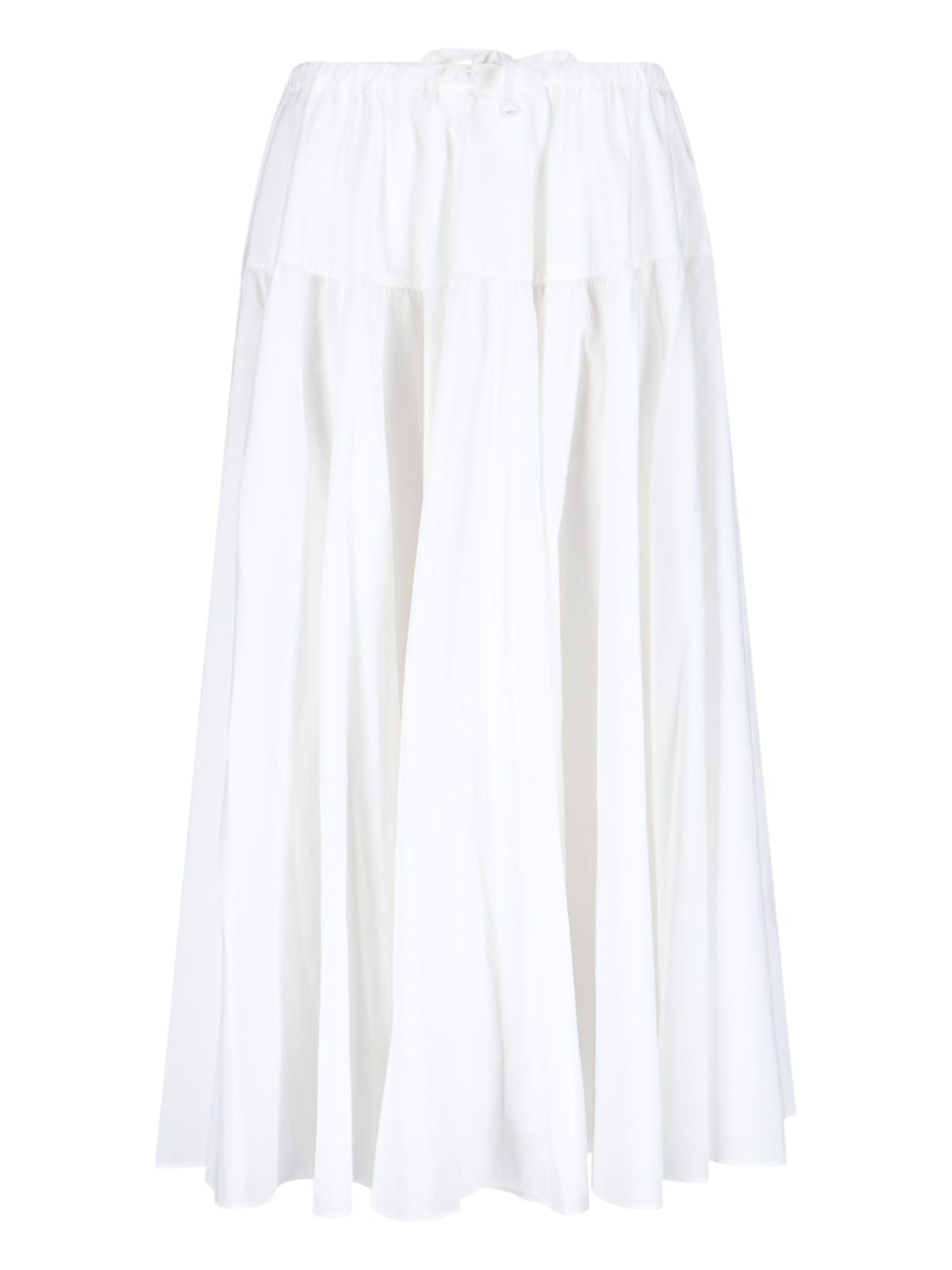 Flared Midi Skirt