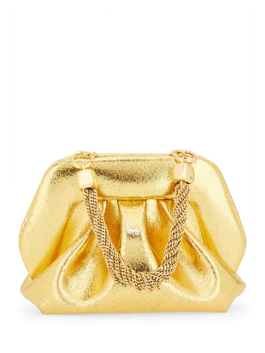 Shop Themoirè Gea Bag In Gold