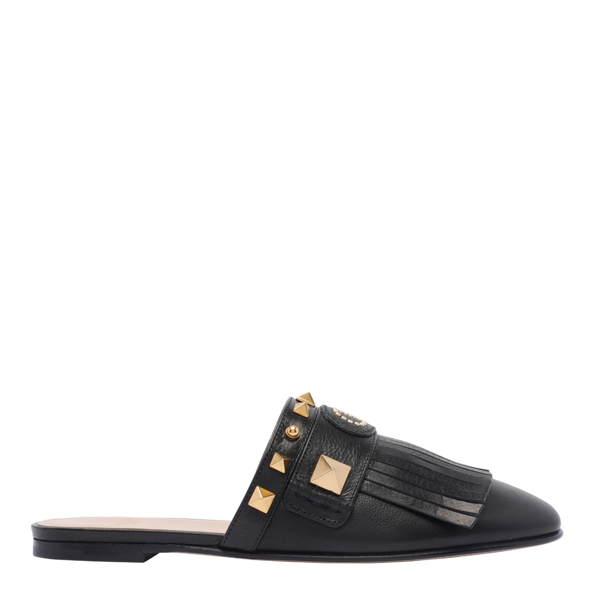 Valentino V Logo Sliders In Black