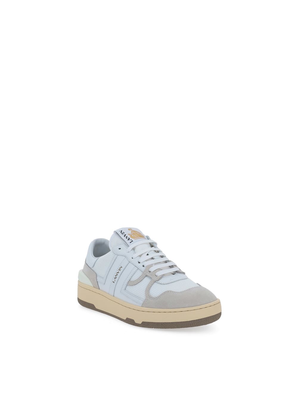 Shop Lanvin Sneakers In White