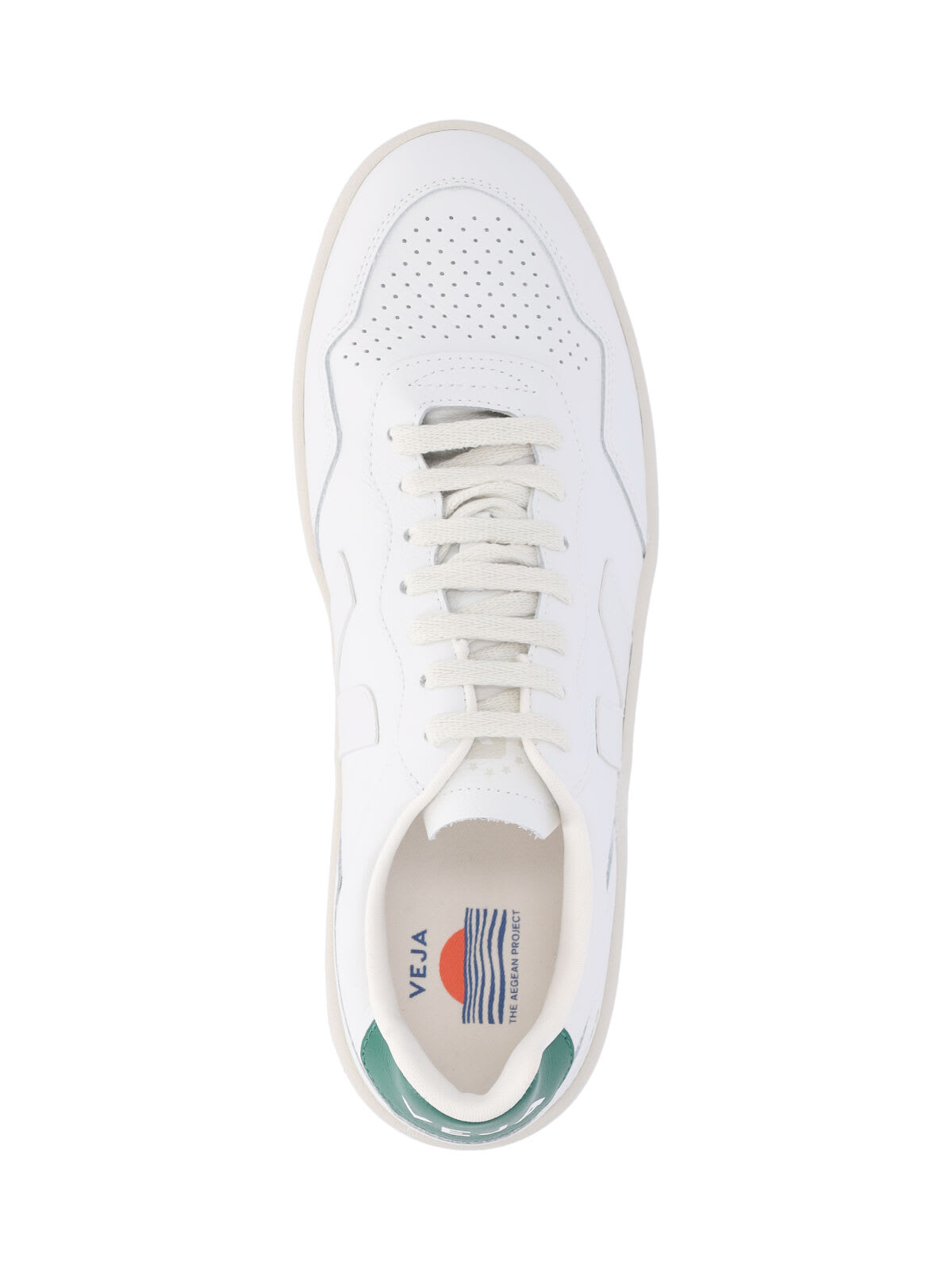 Shop Veja V-90 Sneakers In White