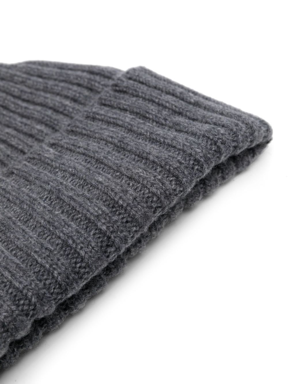 Fedeli Cashmere Beanie In Antracite
