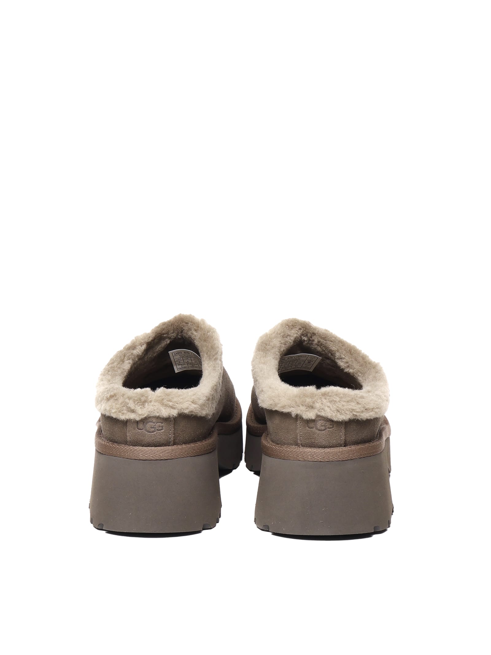 Shop Ugg Cozy Clogs In Sheepskin In Hck Hickory