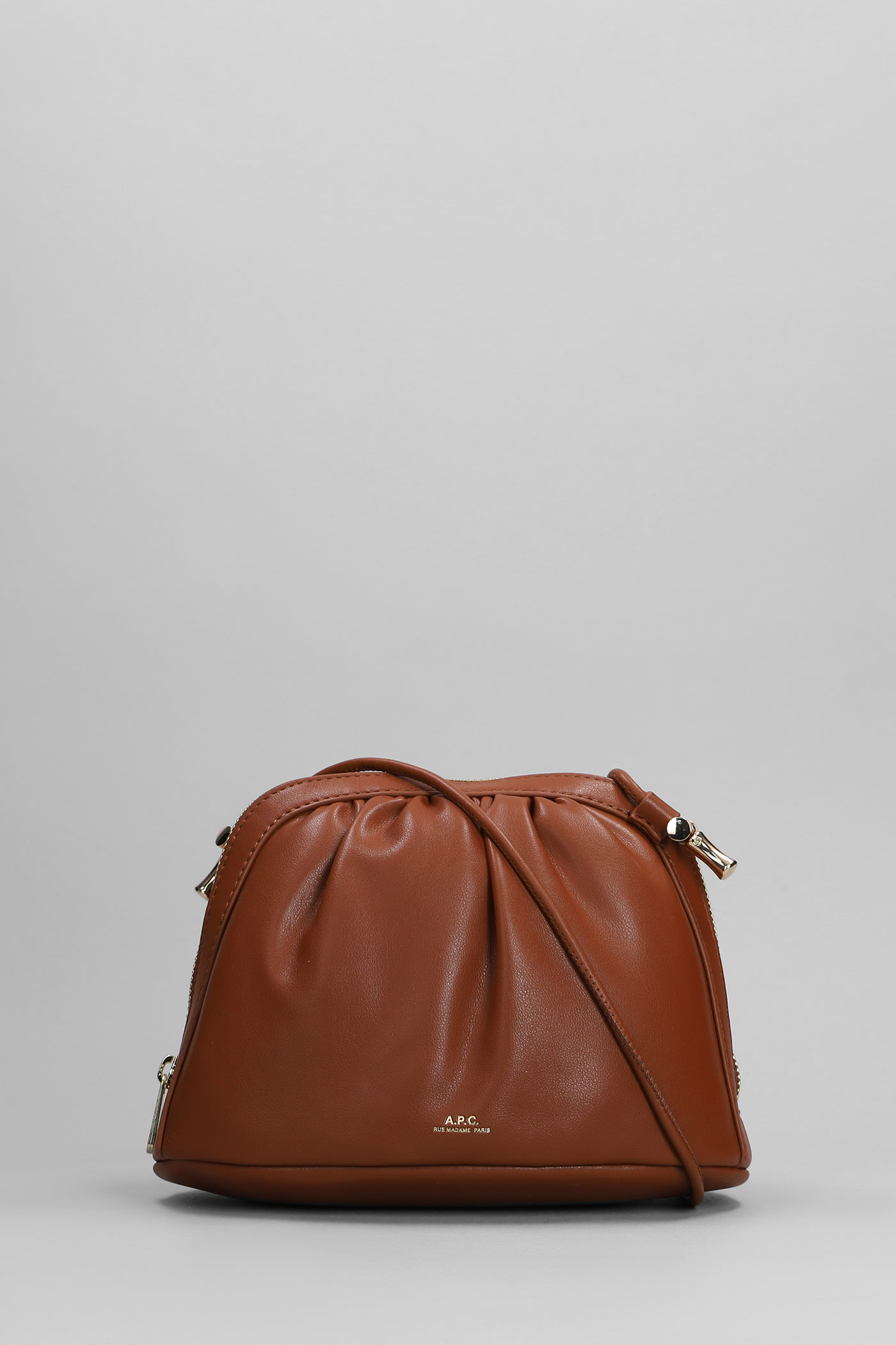 Apc Ninon Shoulder Bag In Leather Color Polyuretan