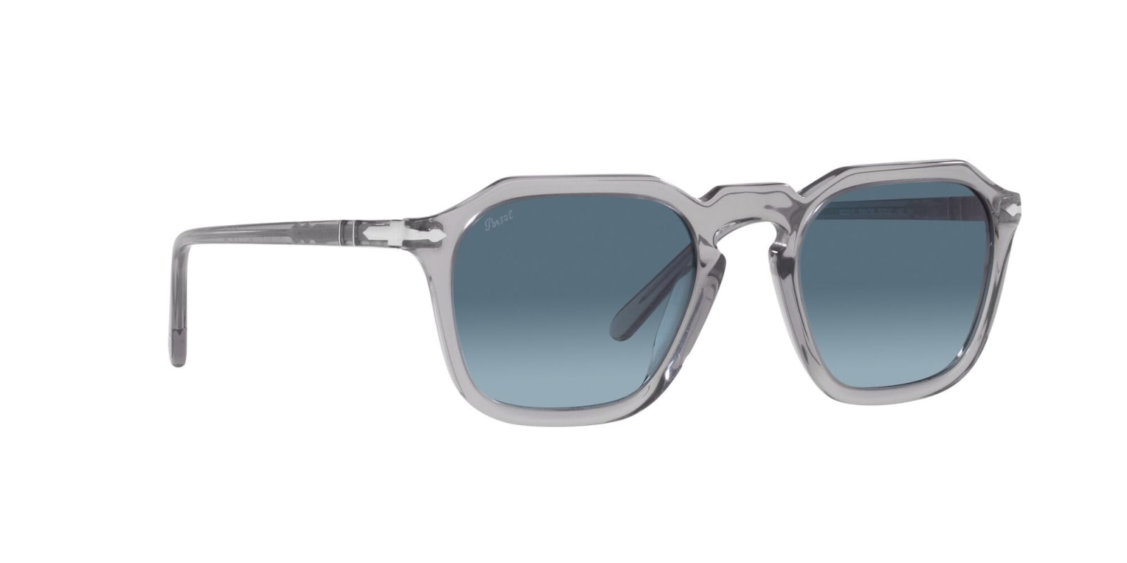 Shop Persol Sunglasses In Grigio/blu Sfumato