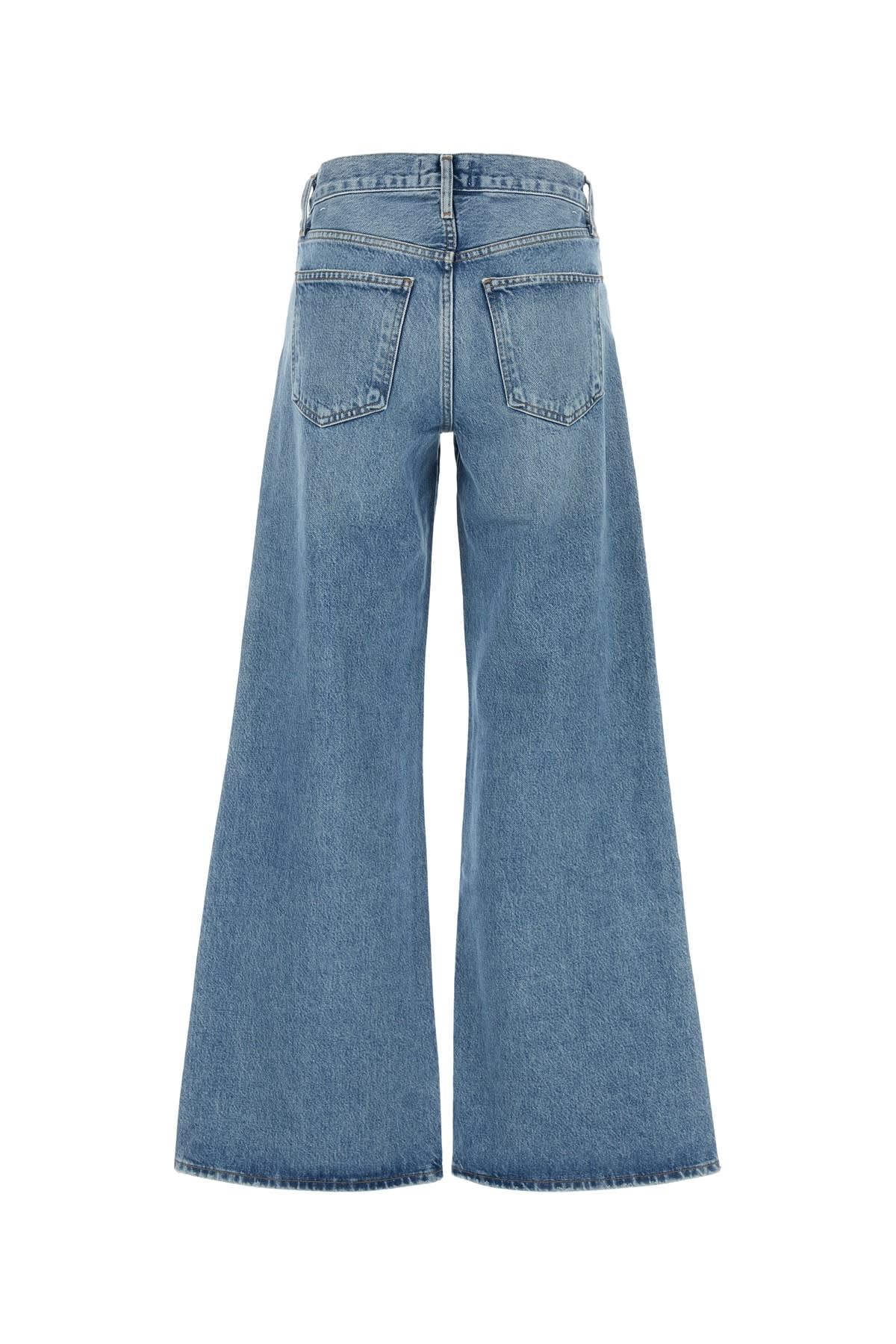 Agolde Harper Straight Cropped Jeans In Signal