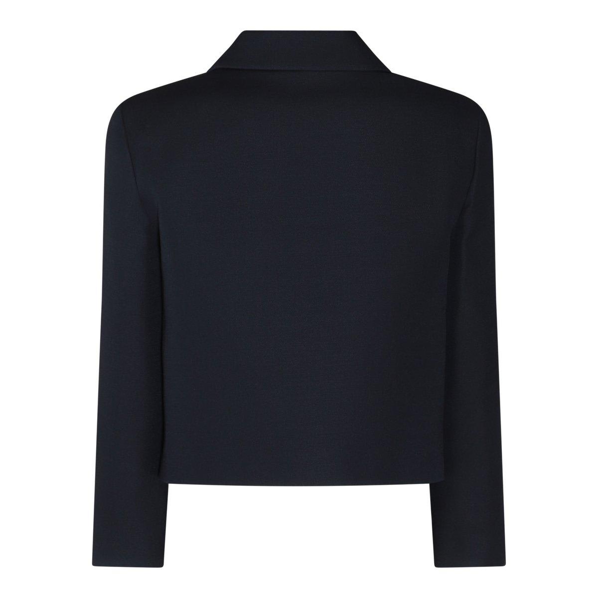 Valentino Vlogo Single-breasted Wool Blazer