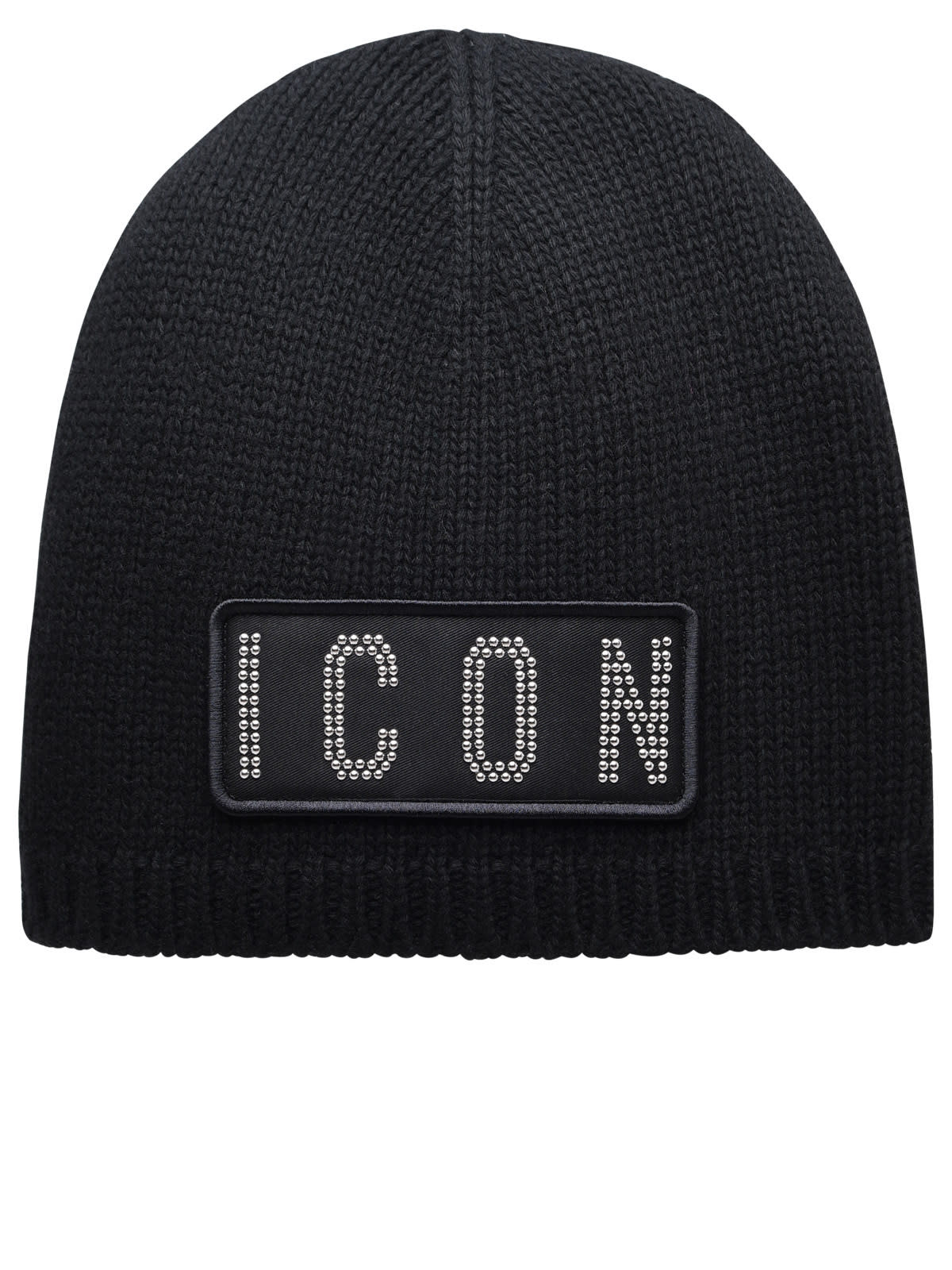 Dsquared2 Icon-patch Knitted Beanie In White | ModeSens