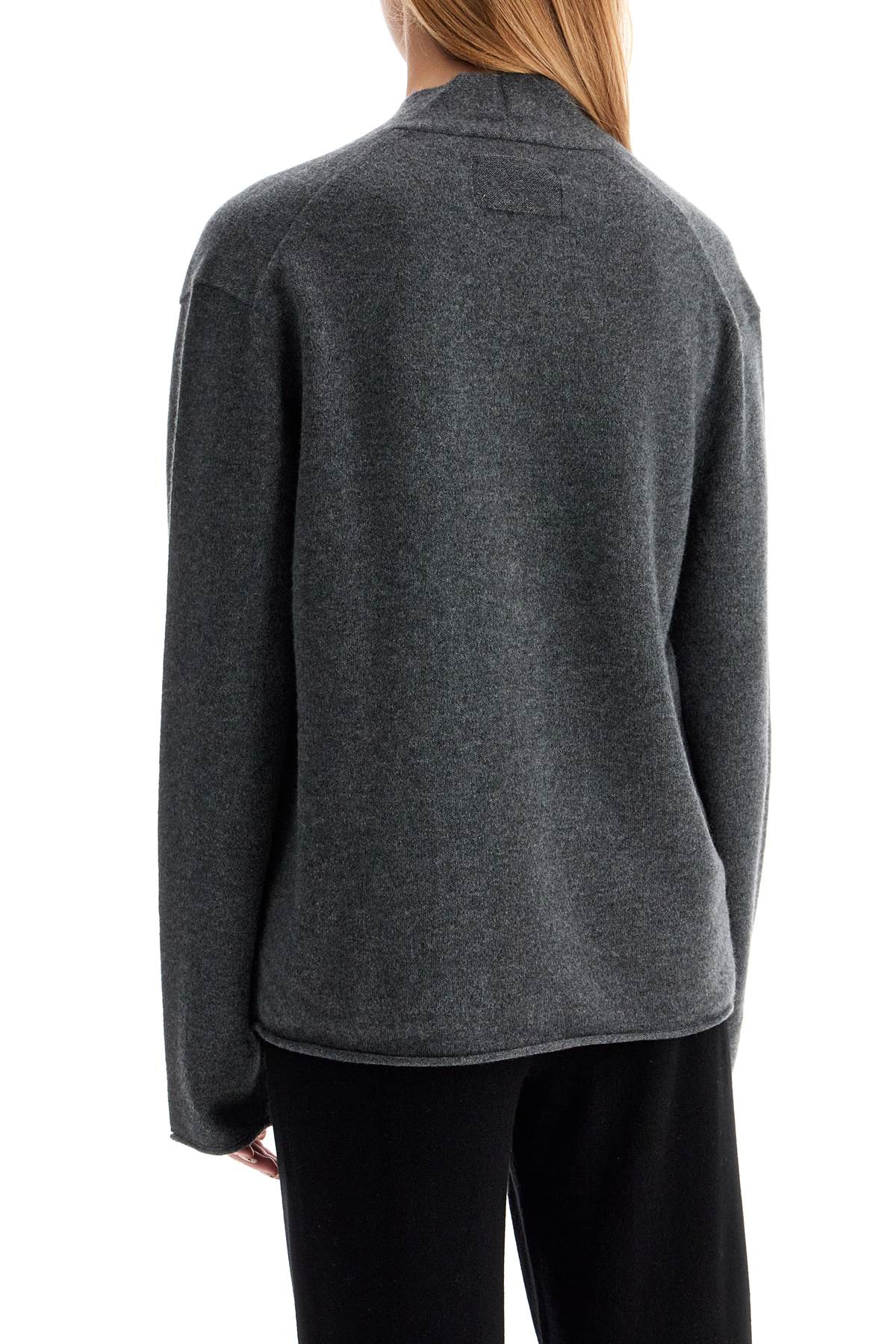 Shop Guest In Residence Pure Cashmere Cardigan For In Charcoal (grey)