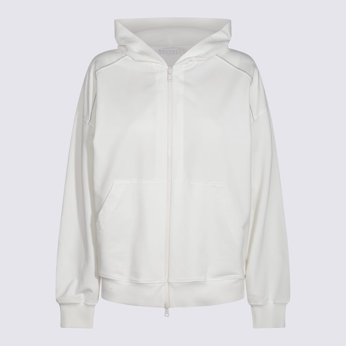 White Cotton Sweatshirt