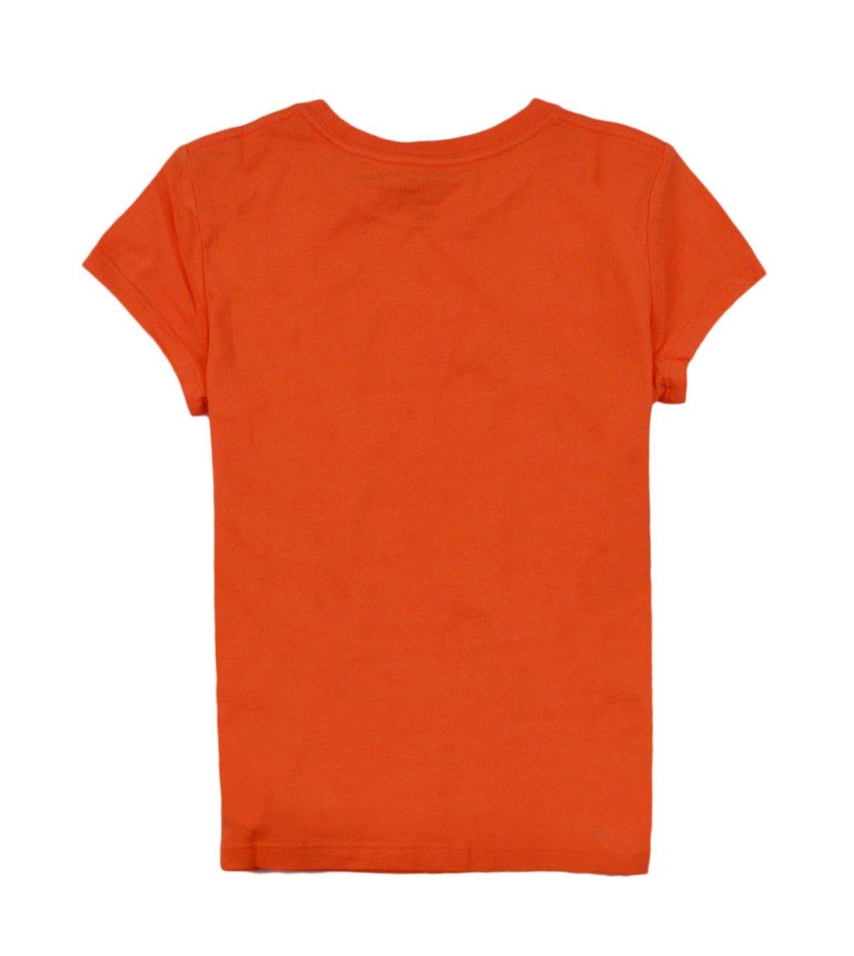 Shop Ralph Lauren Polo Bear-print Crewneck T-shirt In Arancione