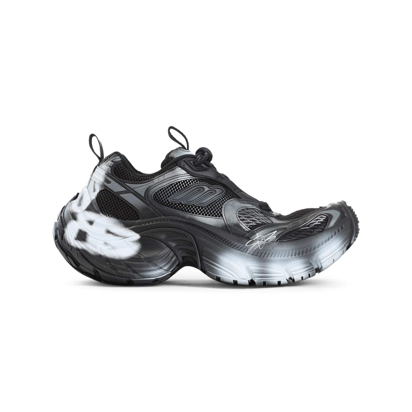 Balenciaga 6xl Low-top Sneakers In Black