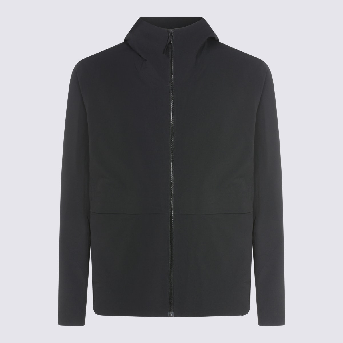 Arc'teryx Quartic Hooded Zip-up Jacket In Black