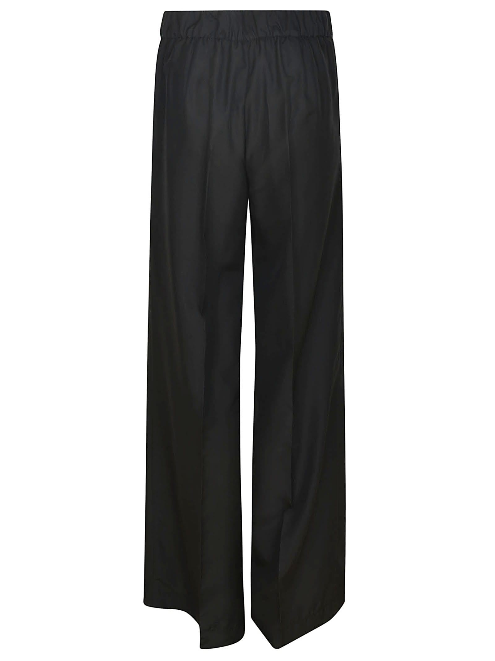 Shop P.a.r.o.s.h Straight Trousers In Black