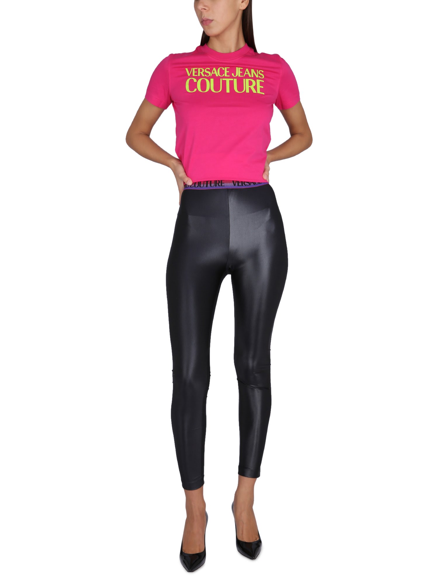 Versace Jeans Couture Leggings With Logo