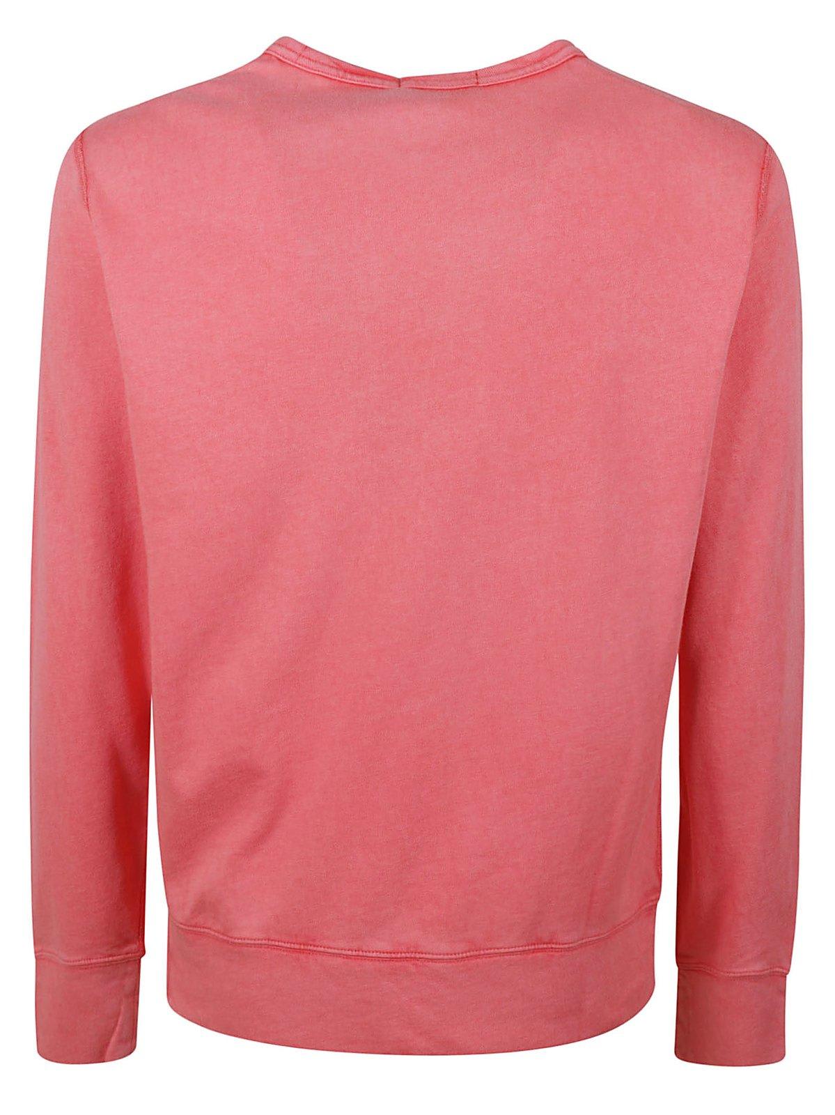 Shop Polo Ralph Lauren Polo Pony Jersey Knit Jumper In Red Reef