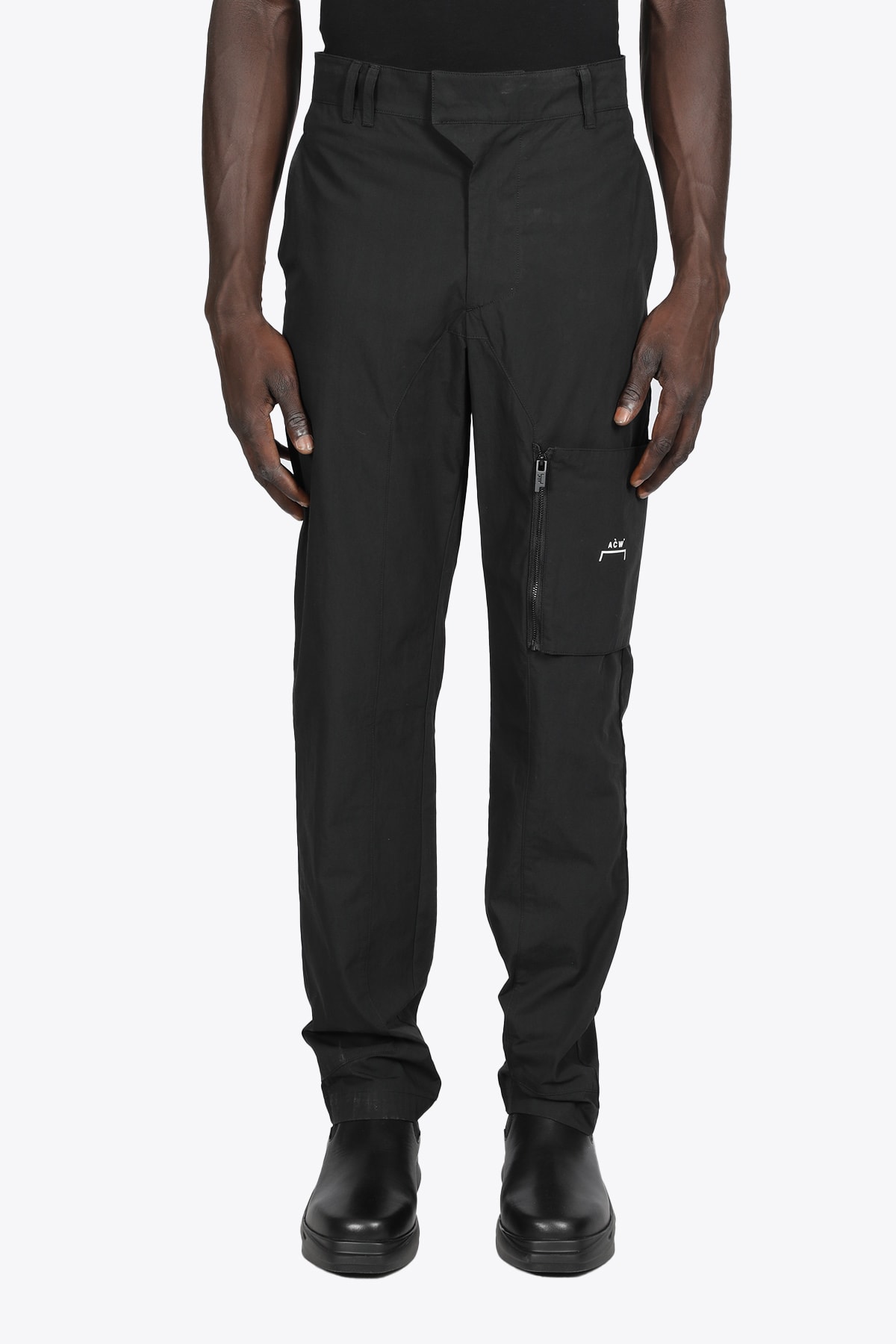 A-COLD-WALL Circuit Cargo Pants Black poplin cargo pant with logo