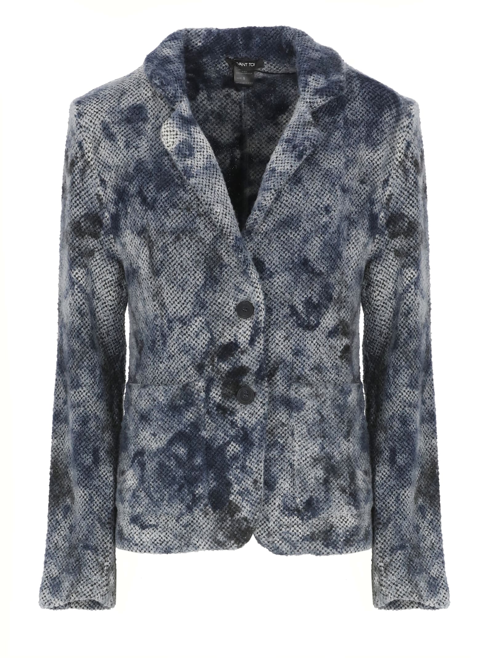 Avant Toi Wool And Cashmere Blazer In Blue