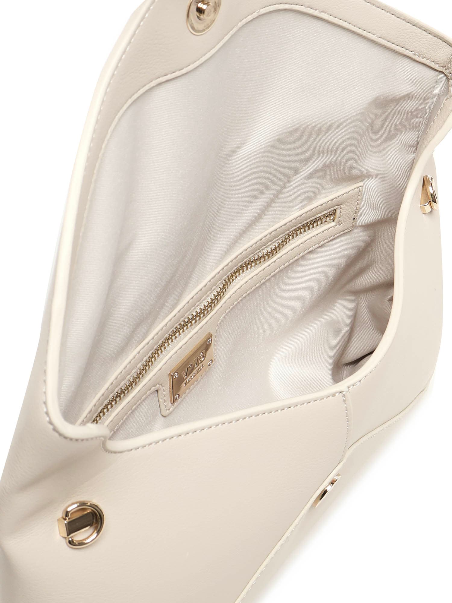 V73 Envelope-flap Leather Tote Bag In Neutral