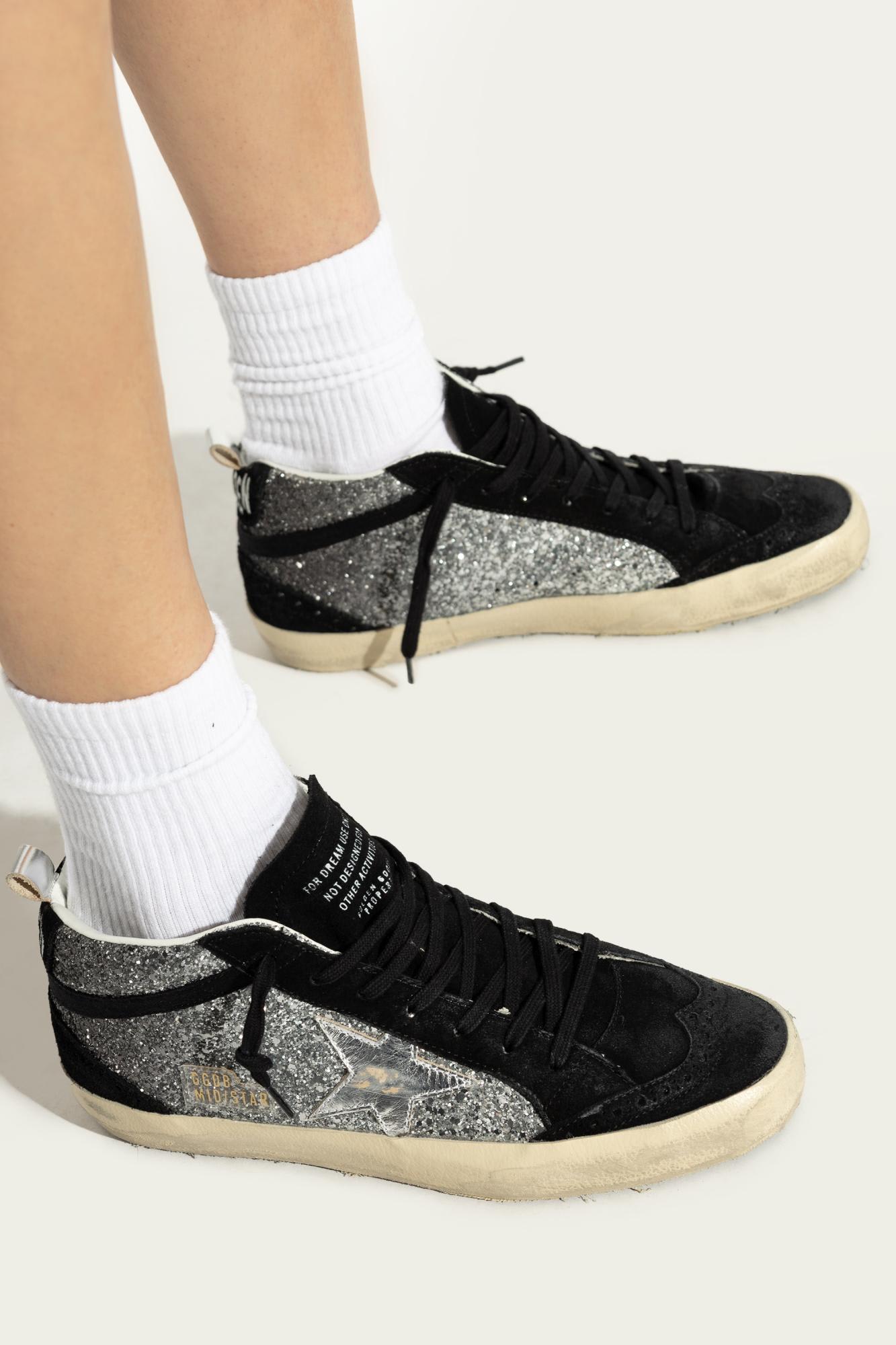Golden Goose Sneakers Mid Star Classic In Black