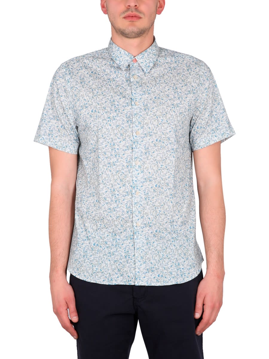 PS BY PAUL SMITH WAVE PRINT SHIRT 