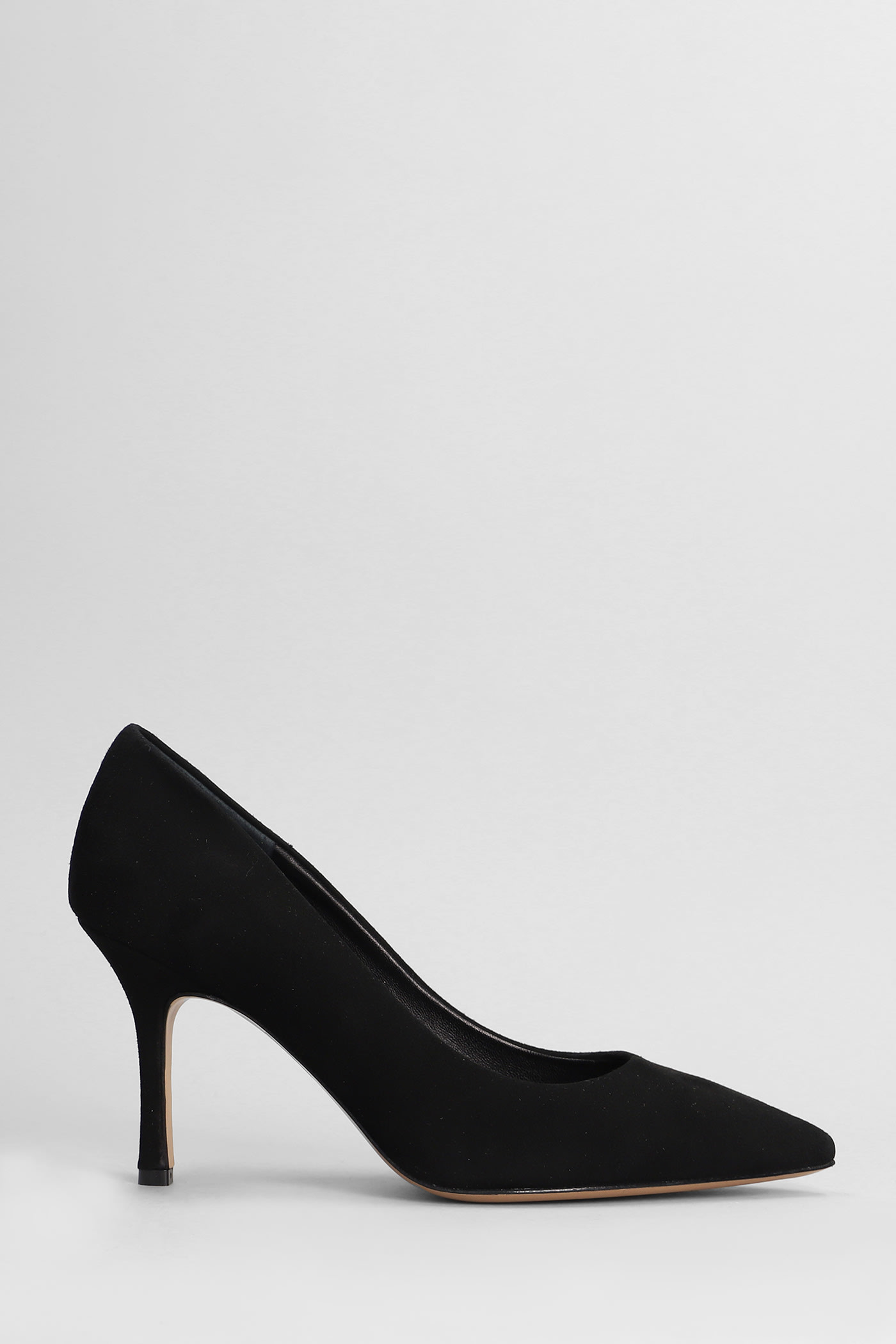 Shop The Seller Pumps In Black Suede