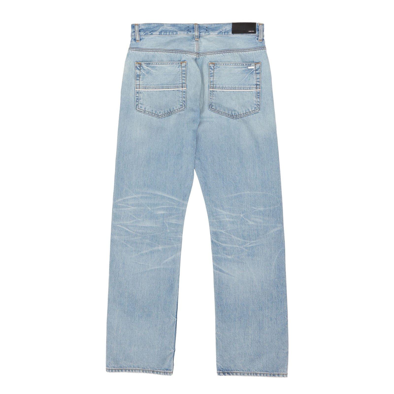 Amiri Japanese Selvedge Straight Jeans In Denim