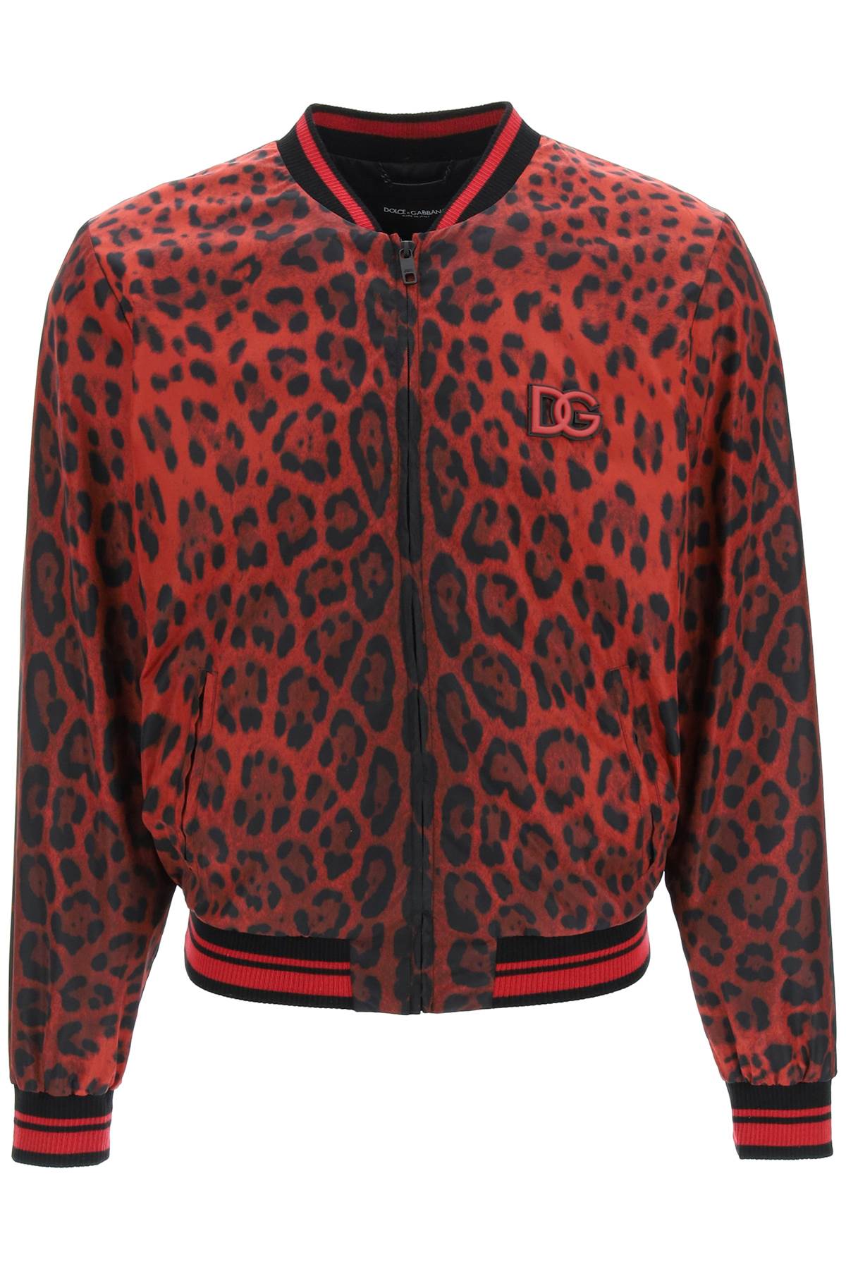 Dolce & Gabbana Hot Animalier Bomber Jacket