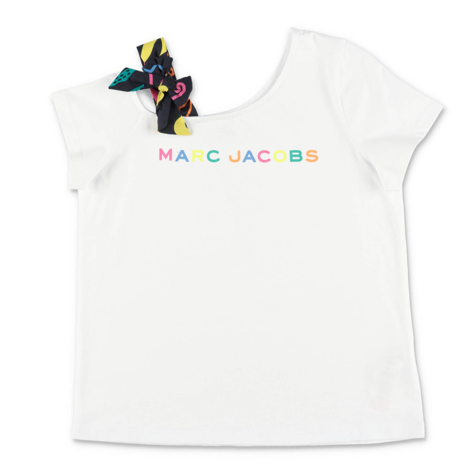 MARC JACOBS MARC JACOBS T-SHIRT BIANCA IN JERSEY DI COTONE