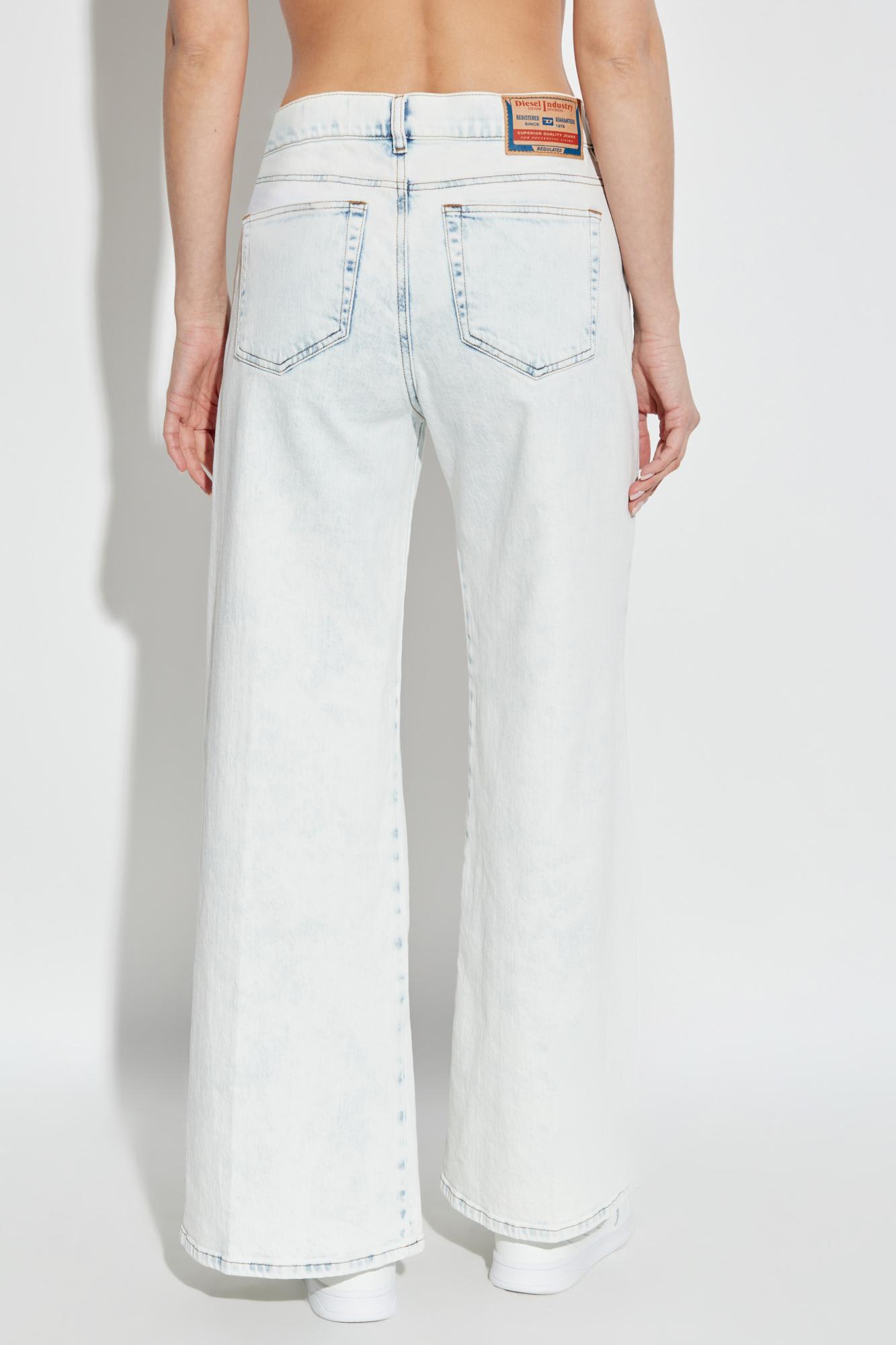 Diesel Blue Flare Jeans 1978 D-akemi 09l33 In 01