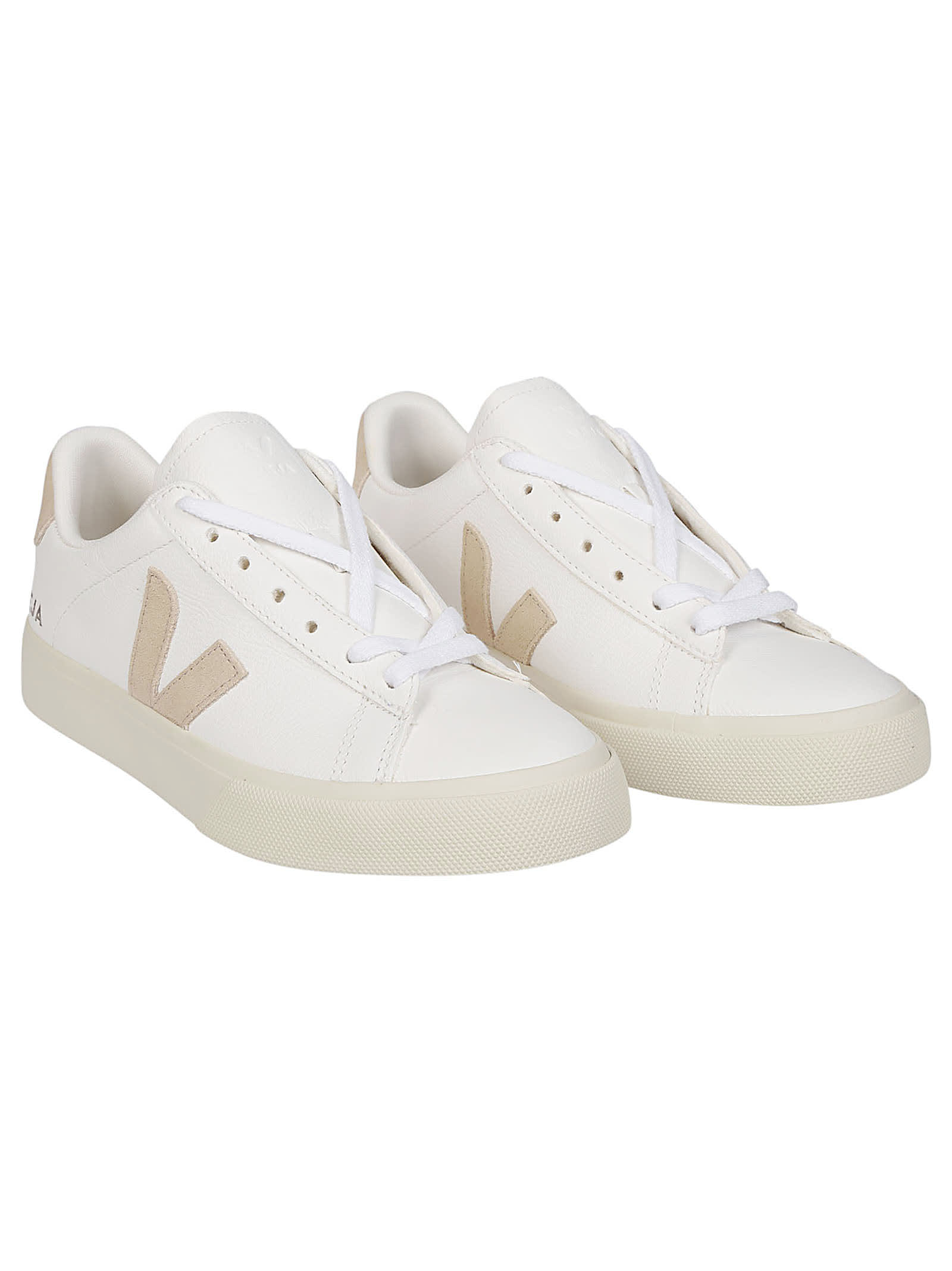 Veja Campo Sneakers In Extra White/almond