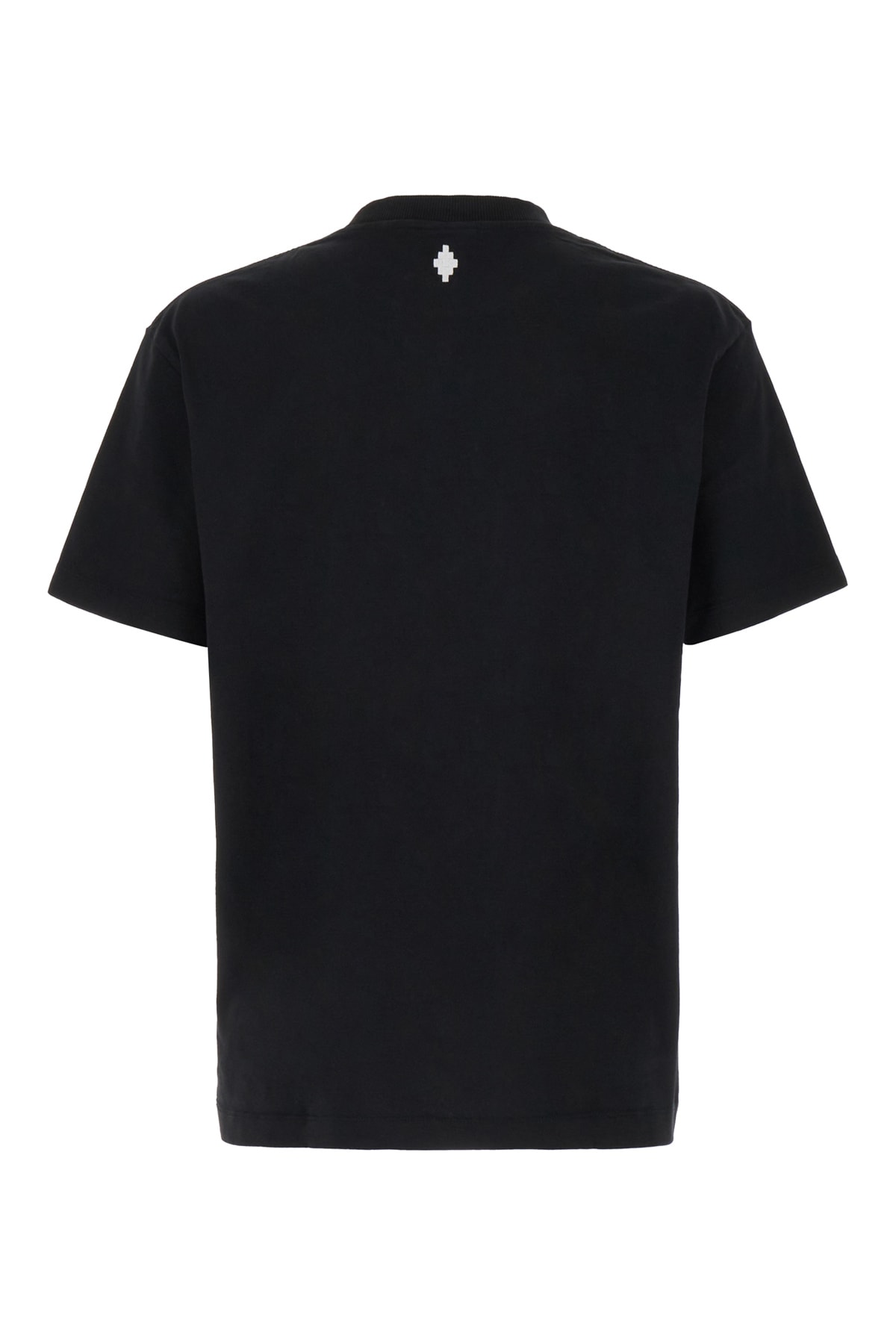 Shop Marcelo Burlon County Of Milan Black Stretch Cotton Party Quote T-shirt In Black White