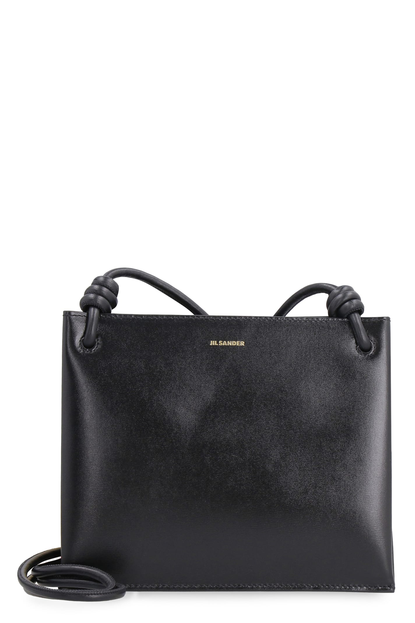 Jil Sander Leather Crossbody Bag In Black | ModeSens