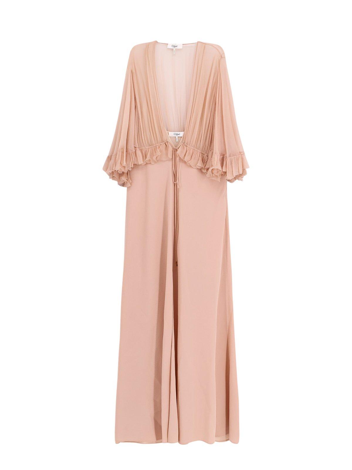 Chloé V-neck Maxi Dress