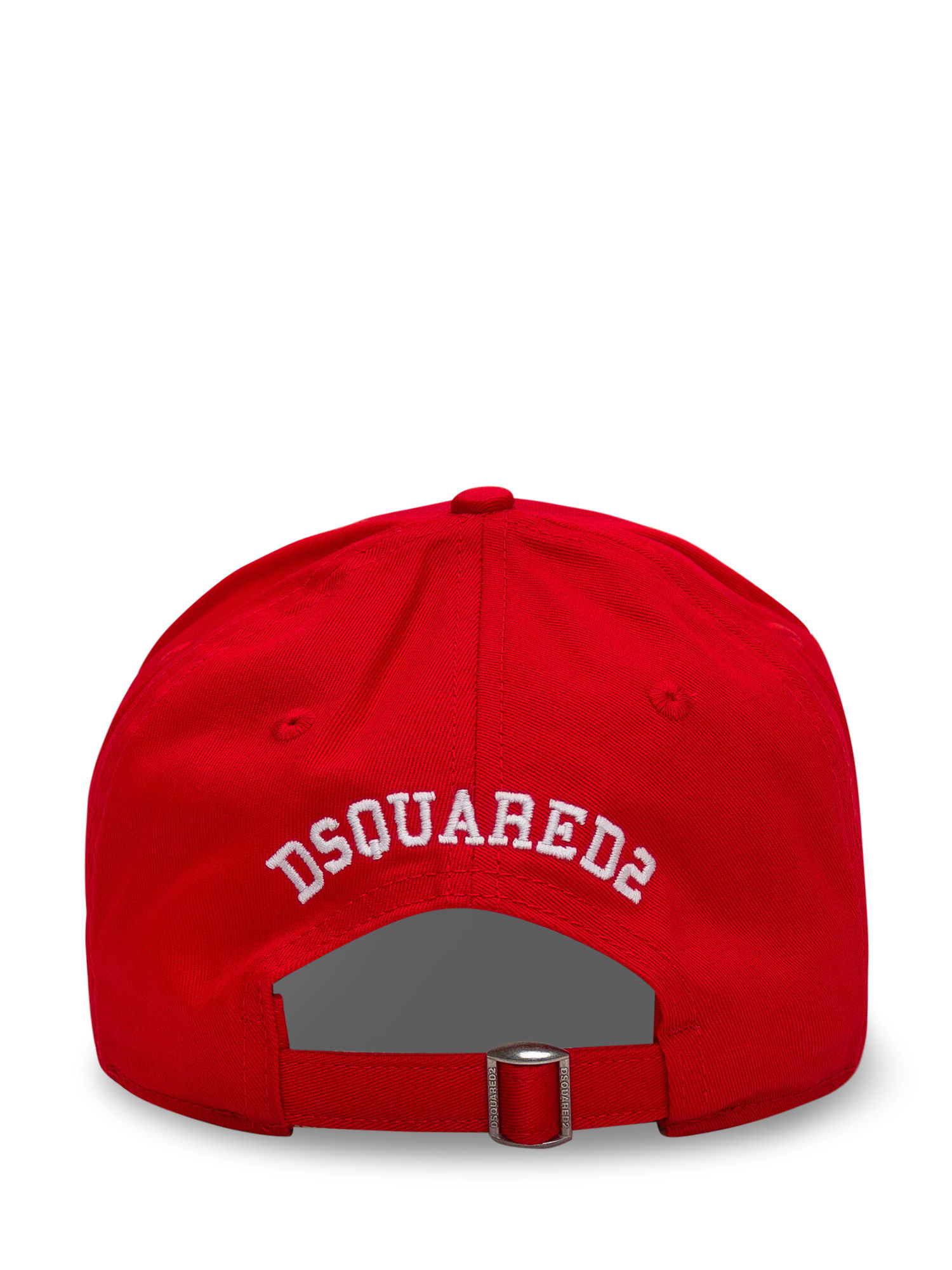 Shop Dsquared2 Baseball Cap With Patch In Rosso