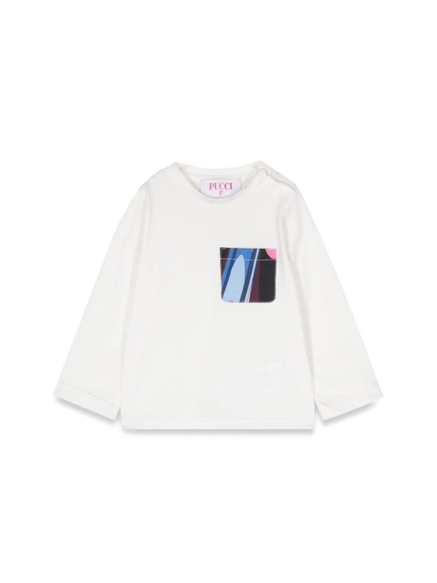 Shop Pucci Special T-shirts In Ivory