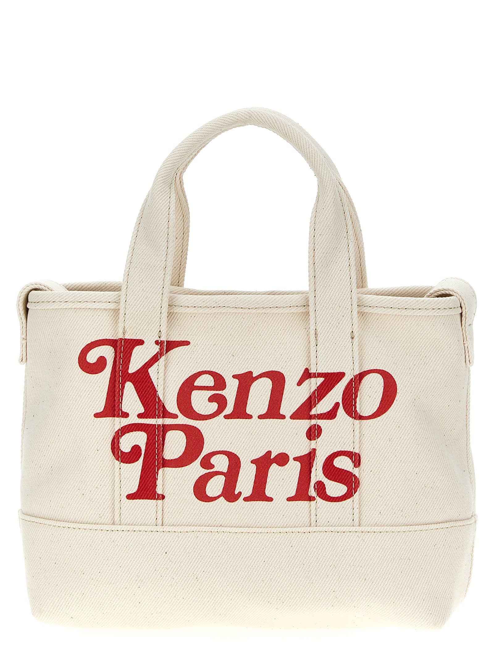 Shop Kenzo Small  Utility Shopping Bag In Beige