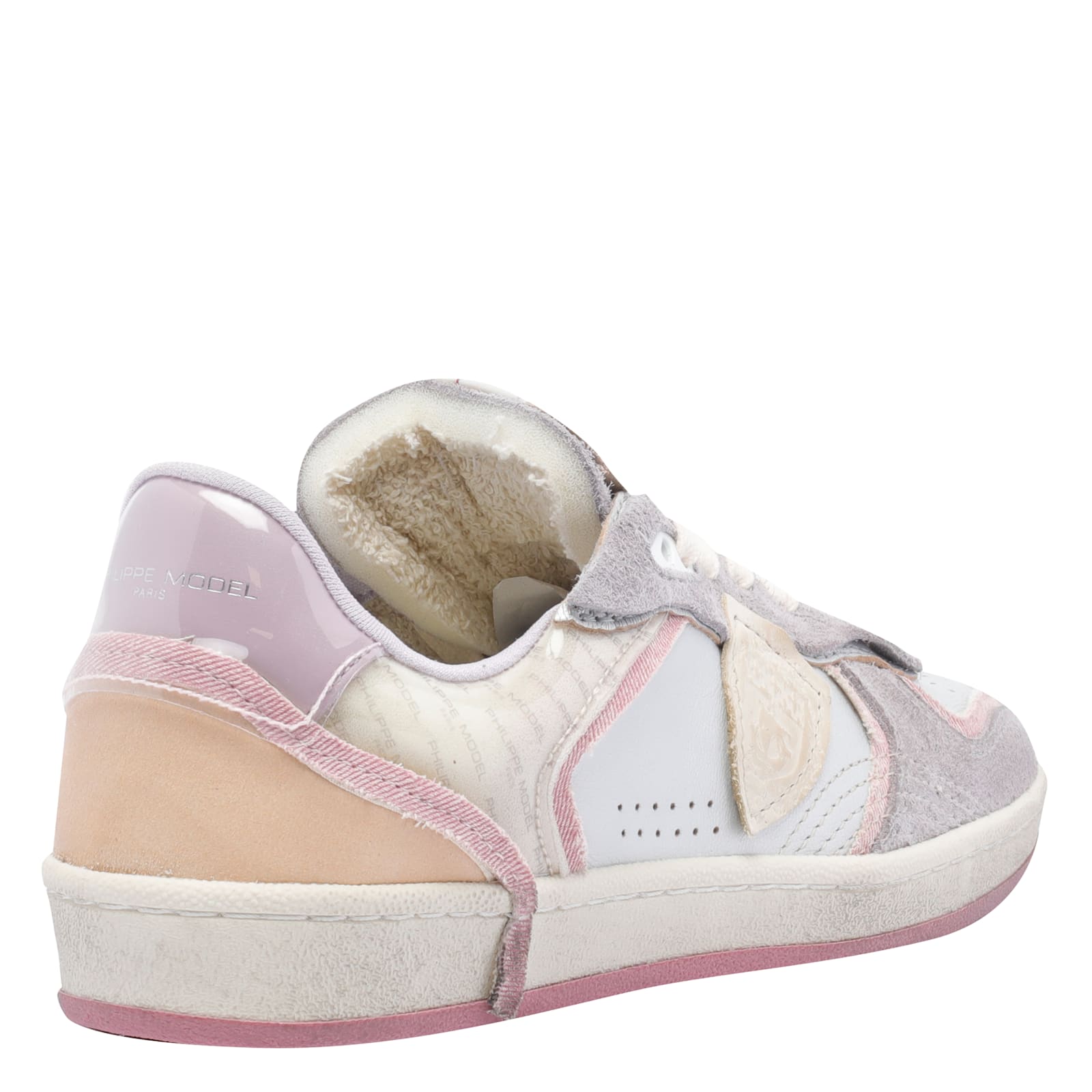 Philippe Model Pgal Low Woman Sneakers Multicolor In Gray