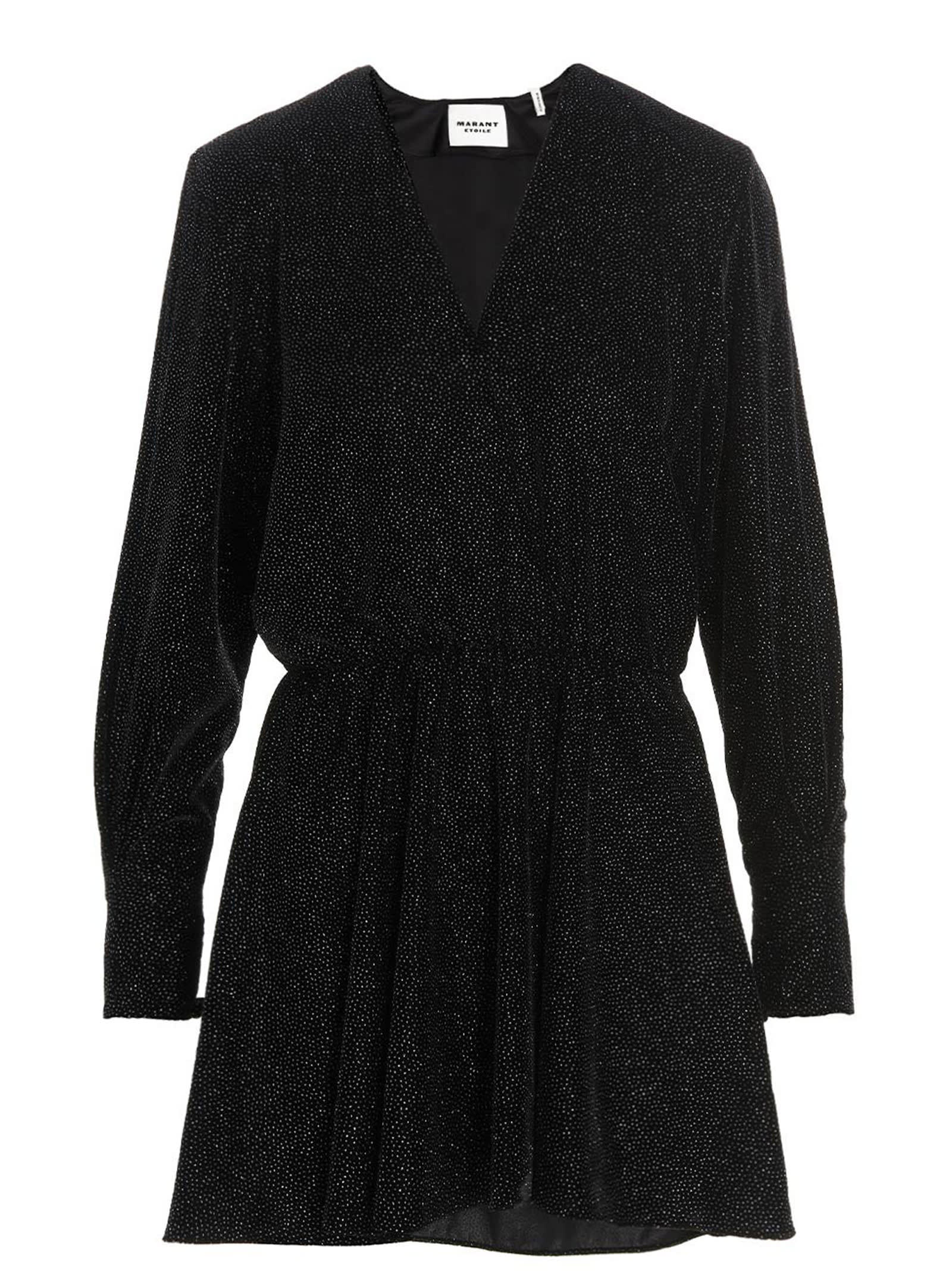 Shop Marant Etoile Alexane Dress In Black