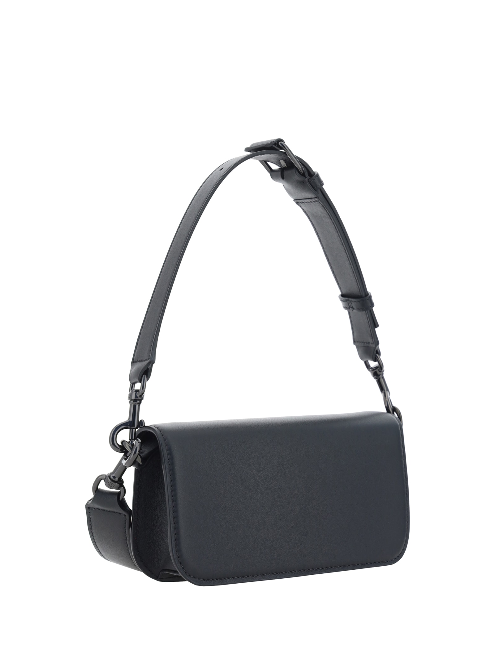 Shop Valentino Loco Mini Shoulder Bag In Nero